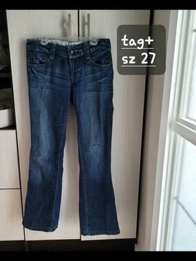 Tag+ Women's Dark Blue Flared Jeans